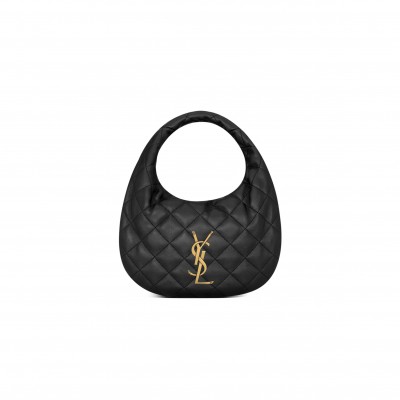 YSL ICARINO IN QUILTED NAPPA 851689AAANG1000 (17*15.5*3cm)